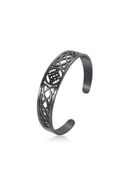 Viking Witch Knot Design Adjustable Tarnish&Rustproof 316L Steel Bracelet