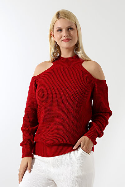 Marvine Women's Off Shoulder Knitwear Sweater