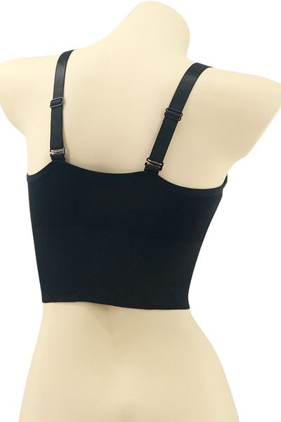 OEM Bustiera sport dama din bumbac, confortabila, cu elasticitate ridicata, bretele reglabile, MG-3008