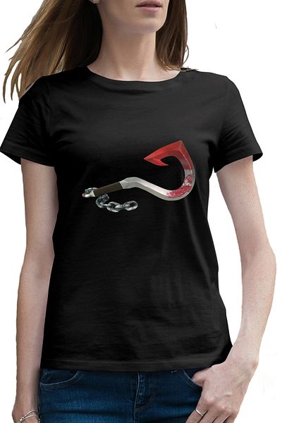OEM Dota 2 Pudge Hook Doomsday Ripper Weapon Women's T-Shirt