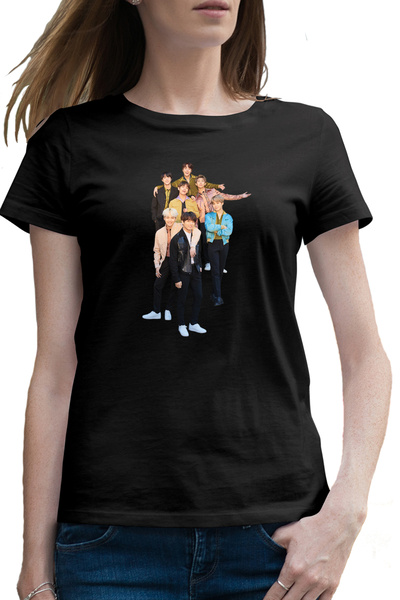 OEM Tricou femei BTS All Gang Bangtan Boys