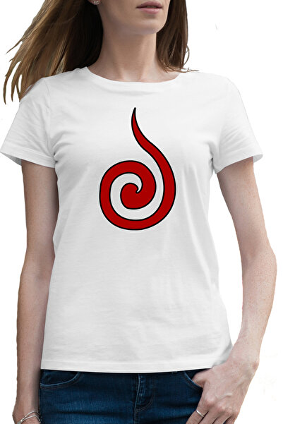 OEM Tricou femei Naruto Uchiha Symbol Anime Logo