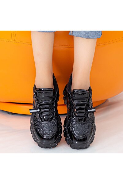 mei Pantofi Sport Dama cu Platforma NX98 Black