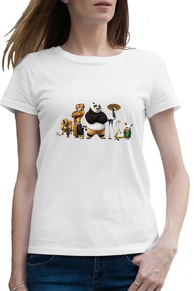 OEM Tricou femei Kung Fu Panda Toata Echipa Luptatori Minecraft