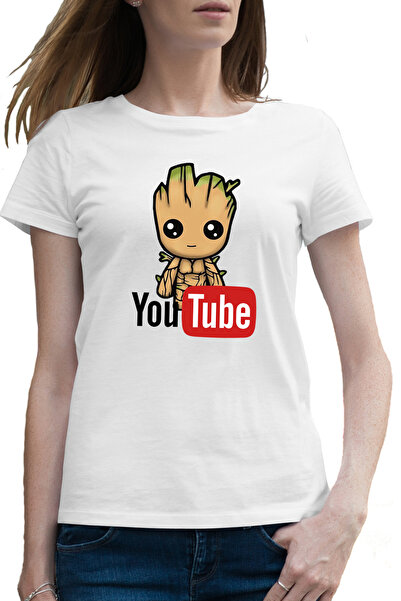 OEM Tricou femei Baby Groot Youtube Youtuber