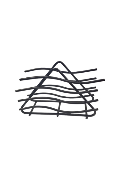 flores Suport din metal pentru servetele, negru mat, SM137B, 190 x 75 x 120 mm