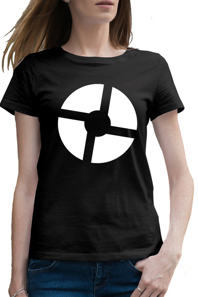 OEM Tricou femei Quake Team Fortress Clasic Dota Fallout Logo Scout Black GTA