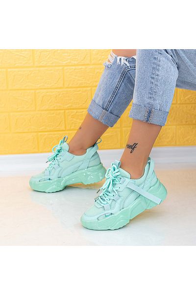mei Women's Sports Shoes SZ276 Light Blue