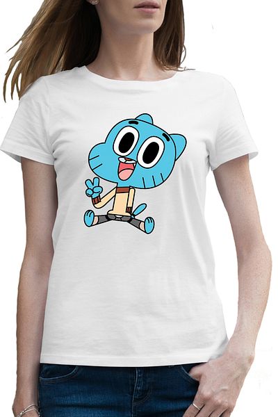 OEM Tricou femei Lumea lui Gumball Bebe Vesel Fericit