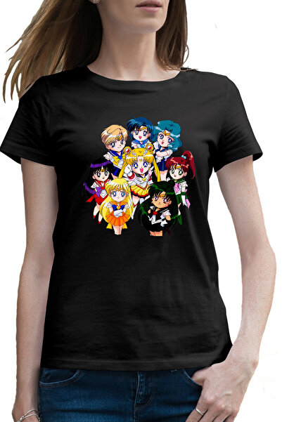 OEM Tricou femei Desene Animate Bebe Sailor Moon
