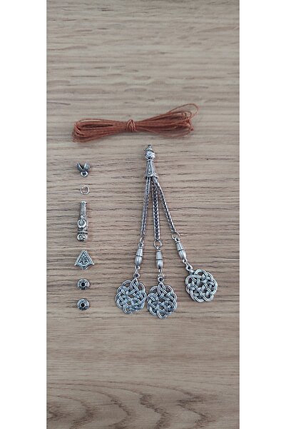 QELA COLLECTION Tesbih Püskül Yapım Seti- Tesbih Püskülü- 1 Adet Tesbih Yapab...