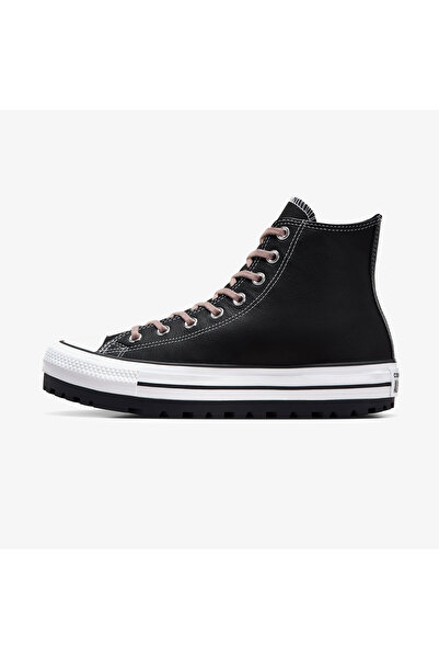 Converse Chuck Taylor All Star City Trek Unisex Siyah Deri Bot