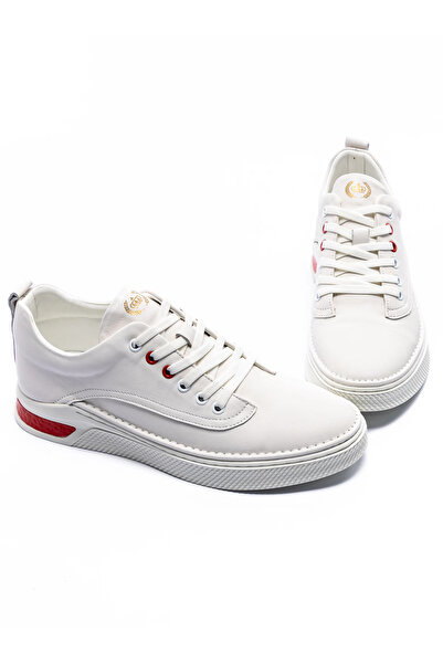 FRANCO GERARDO Ανδρικά αθλητικά παπούτσια από γνήσιο δέρμα JH9070 Λευκό F.Gerardo