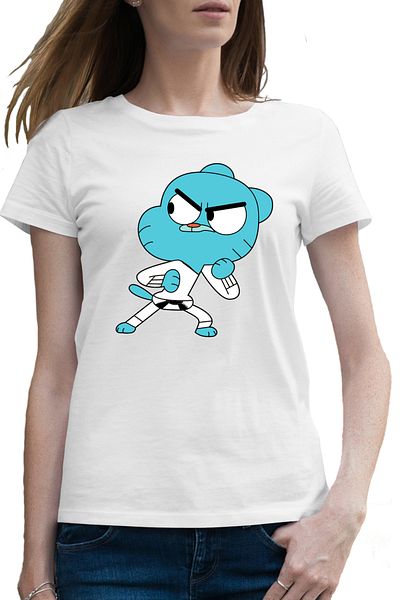 OEM Tricou femei Lumea lui Gumball Karate Bebe Arte Martiale