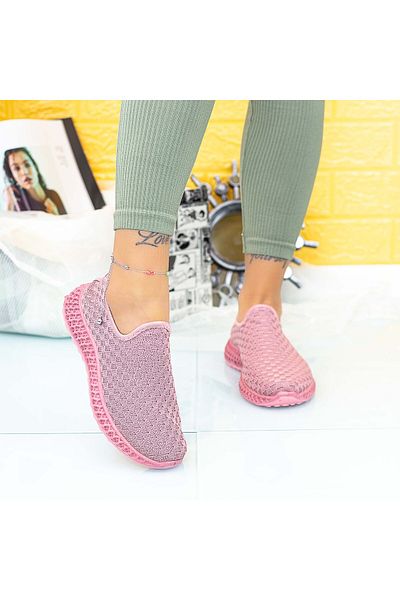 mei Women's Sports Shoes TF1 Pink