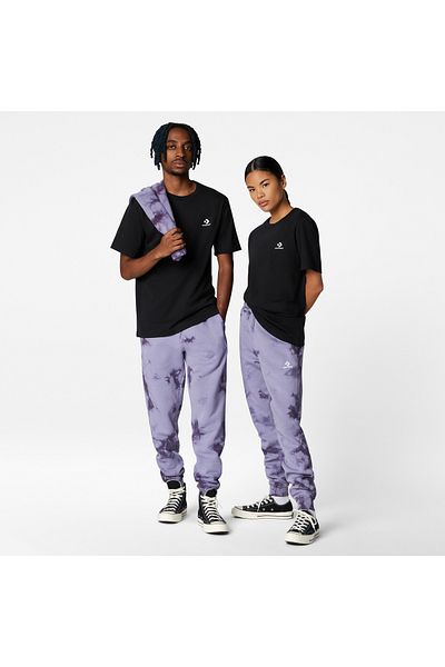 converse Go-To Star Chevron Standard-Fit Unisex Black T-Shirt