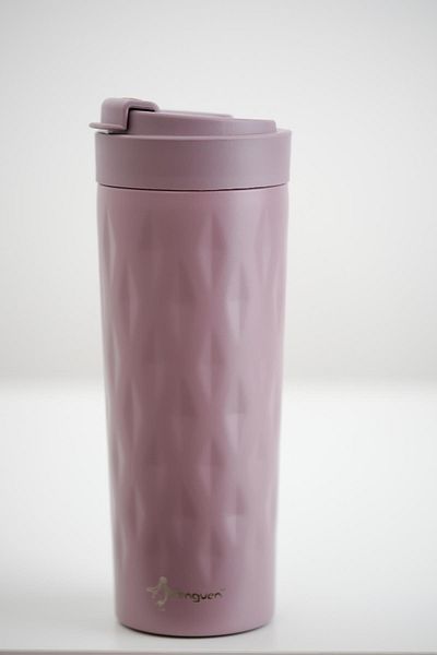 Penguen Png-1167 500ml Flip Lid Patterned Steel Mug |   6 Hours Hot 12 Hours Cold |   Leak Proof & Bpa Free