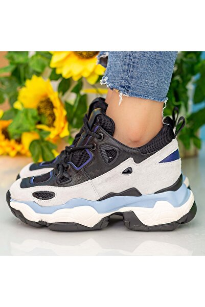 mei Pantofi Sport Dama cu Platforma CJL12 Black