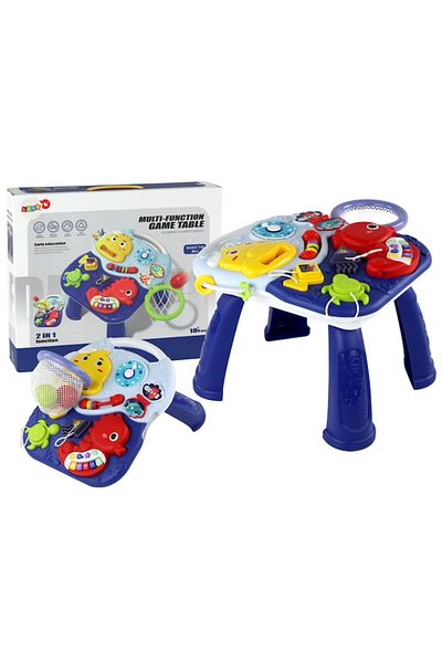 OEM 2in1 educational table with sea animals and basket