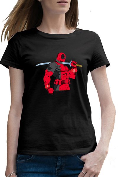 OEM Deadpool SuperHero Bodybuilding Women's T-shirt