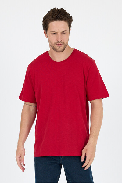 Rodi Men's Cotton Crew Neck Short Sleeve Solid T-Shirt Comfortable and Stylish Casual Men's T-Shirt 0169