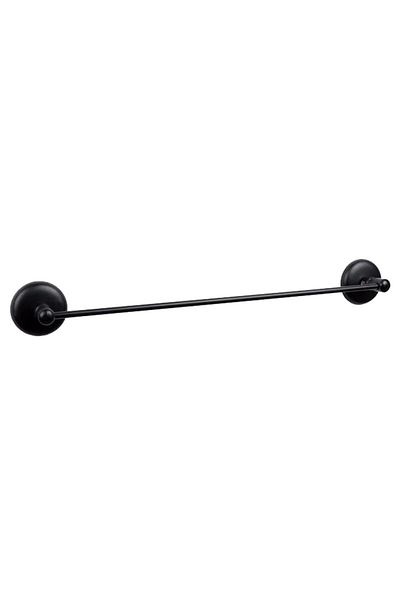 flores Metal towel rack, matt black, 400 mm