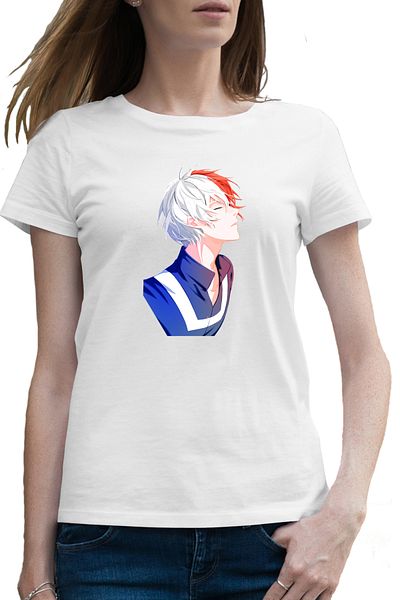 OEM Tricou femei My Hero Academia Todoroki Anime Manga