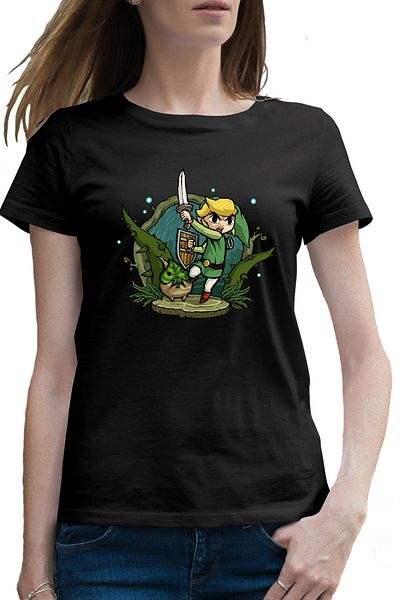 OEM Tricou femei Legend of Zelda Link Harry Potter Elf