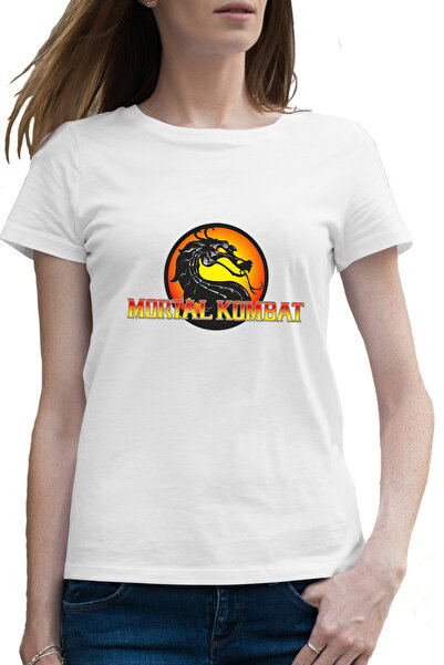 OEM Tricou femei Mortal Kombat Logo Emblem PS4 Gaming