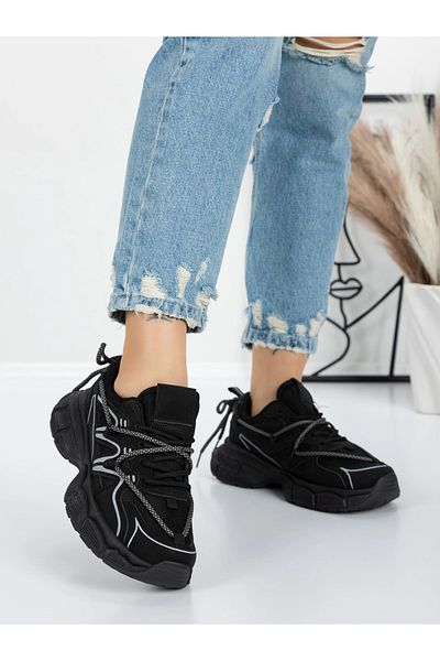 Se7en Sneakers Dama YZ229 Negru