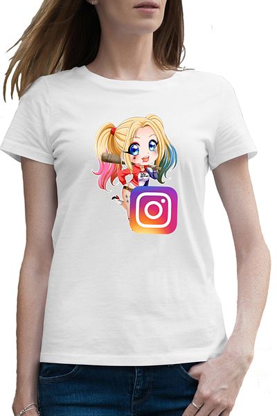 OEM Tricou femei Joker Suicide Squad Instagram Gang