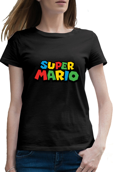 OEM Tricou femei Super Mario Logo Odyssey Video Game