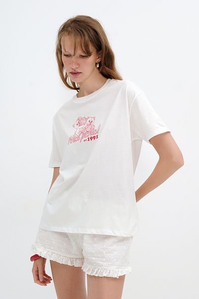 Addax Crew Neck Printed T-Shirt P10489