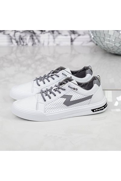 mei Men's Sports Shoes 8871 White