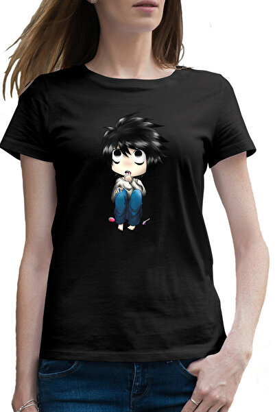 OEM Tricou femei Death Note L Detectiv Chibi Baby Anime