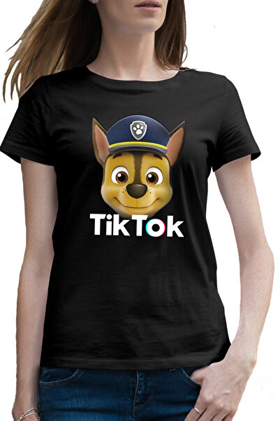 OEM Tricou femei Paw Patrol Tiktok Creator Tik Tok Catelus Dog