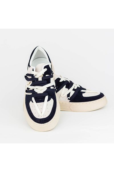 Se7en Pantofi Sport Barbati D963 Bej-Albastru