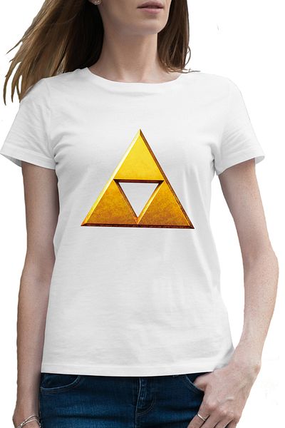 OEM Tricou femei Legend of Zelda Triunghiul Auriu Breath