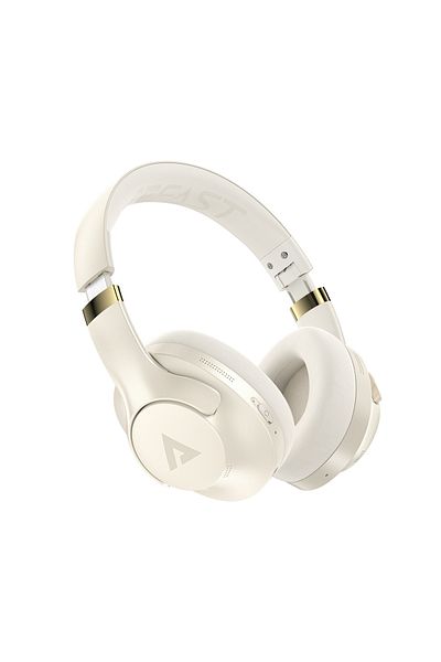 Acefast Słuchawki nauszne H4 ANC bezprzewodowe Bluetooth 5.3 IPX4 - beżowe
