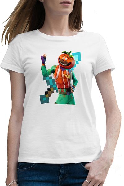 OEM Tricou femei Tomato Skin Fortnite Minecraft