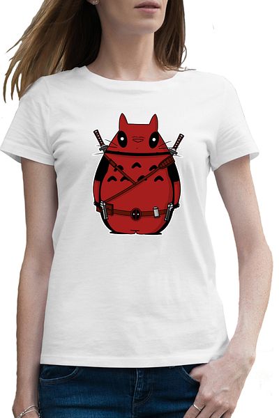 OEM Tricou femei Deadpool Fat Cat Hero Ninja