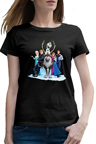 OEM Tricou femei Disney Frozen Elsa Toata Echipa Team