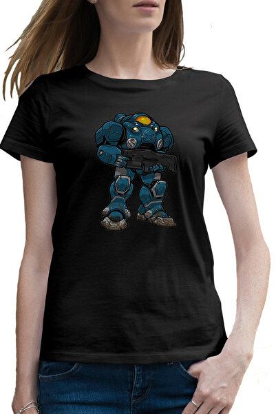 OEM StarCraft 2 Μονάδα Terran Με Αυτό Γυναικείο Μπλουζάκι