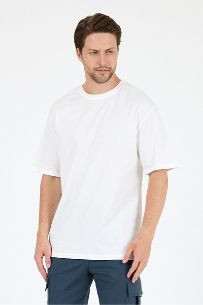 Rodi Men's Cotton Crew Neck Short Sleeve Solid T-Shirt Comfortable and Stylish Casual Men's T-Shirt 0169