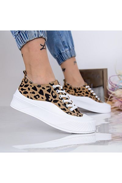Se7en Women's Sports Shoes D935 Leopard