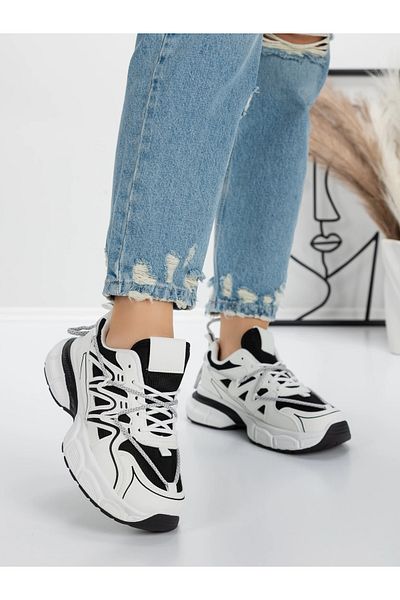 Se7en Women's Sneakers YZ229 White-Black