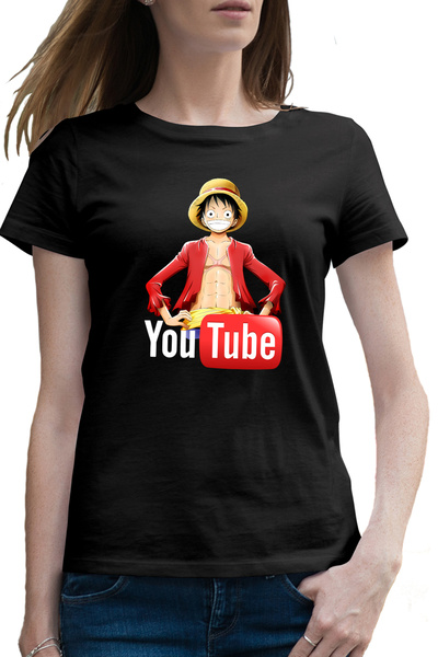 OEM Tricou femei One Piece Luffy Youtuber Youtube Creator