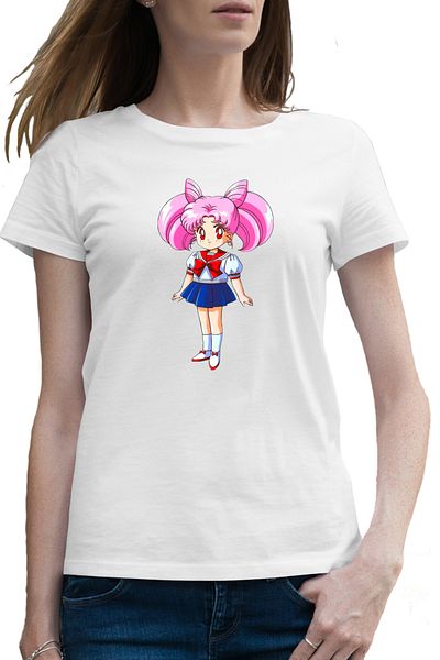 OEM Tricou femei Sailor Moon Chibiusa Pink Bebe Girl