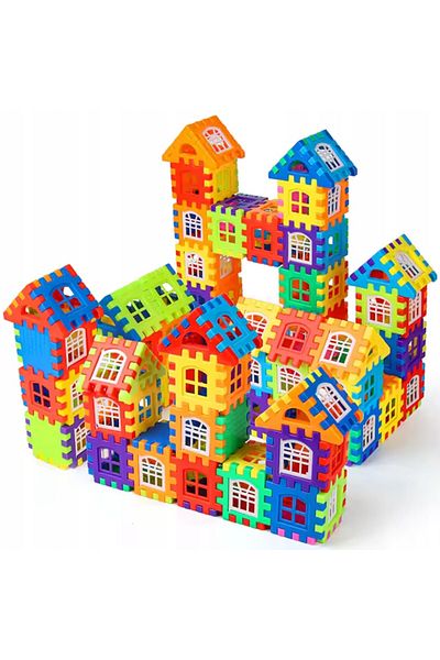 Azaris KLOCKI KONSTRUKCYJNE EDUKACYJNE ZESTAW KLOCKÓW PUZZLE DLA DZIECI 100 PUZZLI