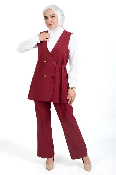 TRİPEN Women's Vest Look Suit 3139